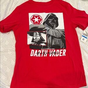 Red Darth Vader Graphic T-Shirt youth XL